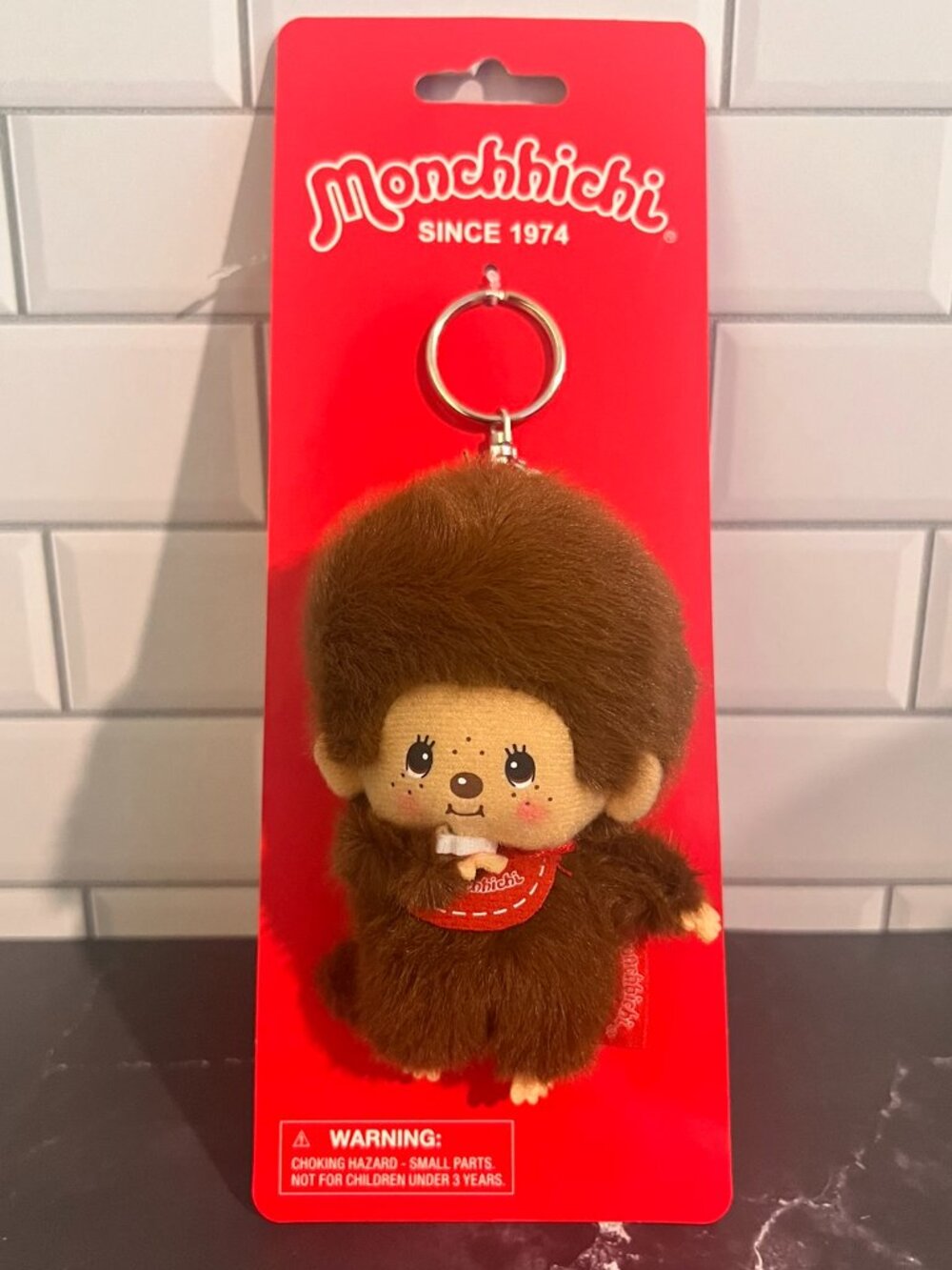 NWT Monchhichi Plush Keychain/Bag Charm - Picture 1 of 4